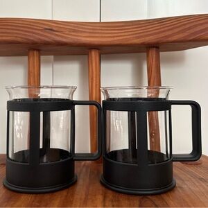 Set of 2 bodum Mug Cup Made in Switzerland Exclusively for Starbucks Vintage